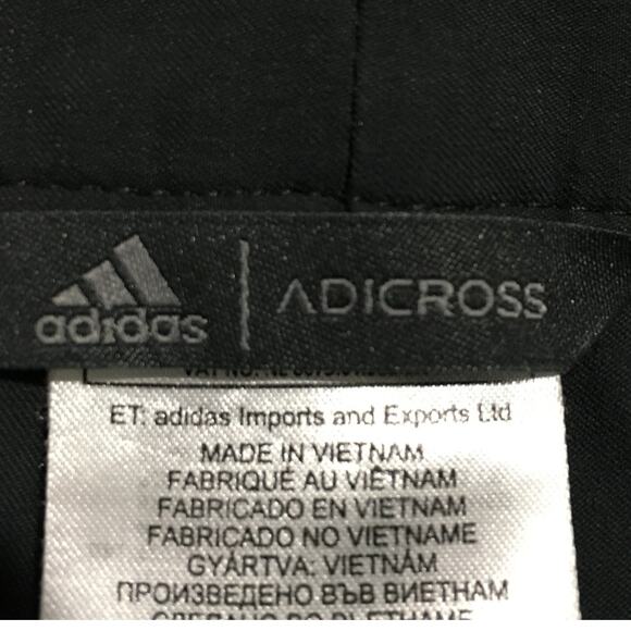 Adicross by ADIDAS mens black performance wear shorts quick dry 9" size 38 - Picture 1 of 9